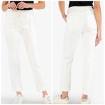 Kut From The Kloth High Rise Rachael Ankle Straight Leg Jeans Pants Drawstring Photo 1