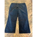 Well Worn  Velvet Capri Pants Women 12 Black Neutral Dark Academia Twee Texture Photo 2