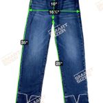 frame denim  Le Nouveau Straight Mid Rise Cuff Detail Cropped Jeans Size 27 Photo 4