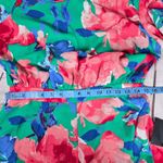 Lulus  Sweetest Song Green Floral Print Backless Long Sleeve Romper‎ M NEW Photo 6