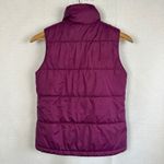Columbia Purple Quilted Puffer Vest Womens Small Fleece Lined Insulated Winter Photo 4