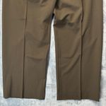 Talbots Woman Classic Fit Stretch Khaki Brown Wide Leg Career Pants Women's 18W Photo 3