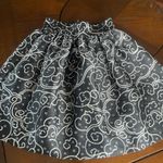 Emporio Armani  Black and White Floral Mini Skirt Photo 0