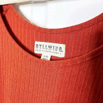 Idyllwind Miranda Lambert Size L Burnt Orange Ribbed Ruched Short Sleeve Tee Photo 1