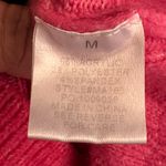Pink Lily Soft 3/4 Zip Cropped Turtleneck Sweater Sz M Photo 4