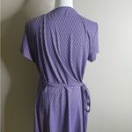 Eddie Bauer  Purple wrap Dress V-neck short Sleeves size xl free dry travex Photo 2