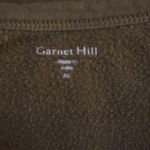 Garnet Hill Sage Embroidered Short Puff-Sleeve Organic Cotton Sweatshirt XL $89 Photo 4