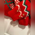 Holiday Time  Size S Merry Christmas Embellished Sequin Crew Neck Ugly Sweater Photo 8