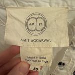 Anthropologie Amit Aggarwal  Ramona Embroidered White Babydoll Top SIZE XSMALL Photo 4