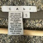 CAbi  Cardigan Womens S Gray Shawl Collar Button Front Knit Academia Minimalist Photo 3