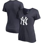Fanatics New York Yankees - Navy - Team Primary Logo V-Neck T-Shirt Women's 3XL Photo 0
