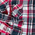 The North Face  Pink Plaid Button Up Long Sleeve Shirt Sz Large Photo 3