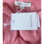 Sporty & Rich Health Ivy Velour Zipped Hoodie Pink Women’s Small Retro Sporty Photo 13