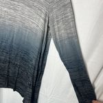 Torrid Size 1 Top Ombré Tunic Shark Bite Hem Long Sleeve Photo 3