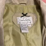 Live a Little  Y2K 100% Leather Sage Green Leather Button Jacket Photo 3