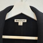Whistles Womens Slim Knit Blazer Jacket Navy‎ Blue Office Work Business Size 10 Photo 4