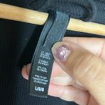 SKIMS  Long Sleeve Button-Up Top Women's Ribbed Black Oversized Size Large Photo 2