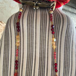 Mary Frances Red beaded autographed shoulder bag Photo 3