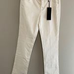 Club Monaco  White Ella Slim Straight Jeans NWT Size 32 Photo 0