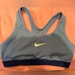 Nike Women's Gray and Black Sports Bra Photo 0