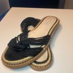 Tahari - espadrilles sandal black fabric straps size 6 Photo 8