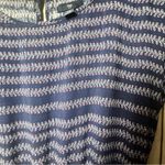 Gap  Women's Short Sleeve Navy and Red Floral Patterned  Elastic Waist Dress Photo 9