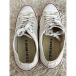 Converse Chuck Taylor All Star White Low Top Canvas Sneakers Women 9 Men 7 Photo 5