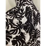 New. Rachel Roy palm leaf bandeau dress. Size 4. Black Photo 8