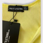 Pretty Little Thing NWT. Yellow Crop Top Photo 3