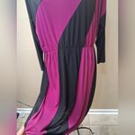 Sunny Leigh  Black and Pink Long Sleeve Dress Photo 3