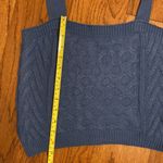 SheIn blue Crop Knit Tank Top With Bag - size Small Photo 7