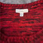 Croft & Barrow  Women's Maroon V-Neck Sweater Photo 1