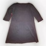 Garnet Hill Zinni by Women’s Black Dress M Cotton Blend Casual Pocket Midi Photo 1