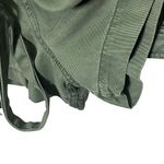 AllSaints Jess Long Sleeve Romper Women’s Size 8 Khaki Green Utility Style Photo 7