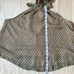 fab'rik  High Neck Halter Tie Flowy Sleeveless Top w/ Muted Geometric Pattern Photo 4