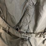 Etienne Marcel Military Green Button Down Shirt Dress Photo 7