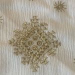 J.Crew  Ivory and Gold Shorts XL Photo 1