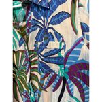 NWT True Destination Womens Sunset Shirt Swim Coverup blue white green large Photo 8