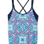 Athleta  Monaco Paisley Blousy Fit Tankini Top Photo 2