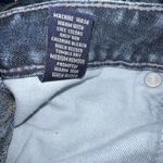 American Eagle  Womens Denim Blue Jean Skirt Size 0 Cotton Distressed Photo 4