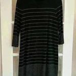 Hilary Radley  3/4 sleeve shirt dress size L Photo 0