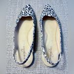 Naked Feet Leva Leopard Print Leather Upper Slingback Flats Women’s Size 9M🧡 Brown Photo 5