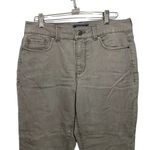 Charter Club  Women's Sz 6 Short Lexington Straight Leg Jeans Gray Cotton Blend Photo 1