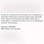 Free People  Dear Delilah Mini Dress in Blue Skies Combo Photo 4