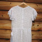 Mac Duggal  10748 White Floral Beaded Gown Dress Photo 10