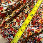 Floral Maxi Dress with Spaghetti Straps Red Size 8 Photo 4