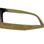 Salvatore Ferragamo Luxurious Black and Tan Sunglasses Photo 3