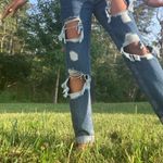 Urban Outfitters BDG High Waisted Mom Jeans Destroyed Medium Wash Photo 7