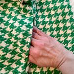 Missguided Misguided Boucle Green and White Houndstooth Wrap Miniskirt NWT Photo 2