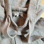 Madewell  100% cotton Gray Knit Hoodie size small Photo 2